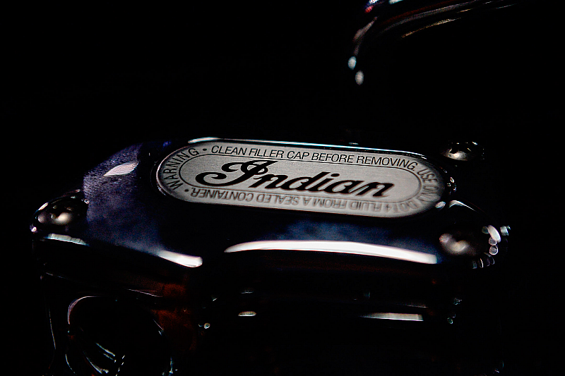 Indian Roadmaster Blue Springfield