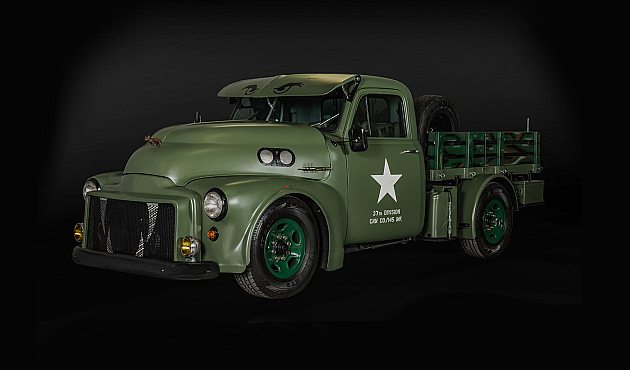 GMC Army Custom with Bike